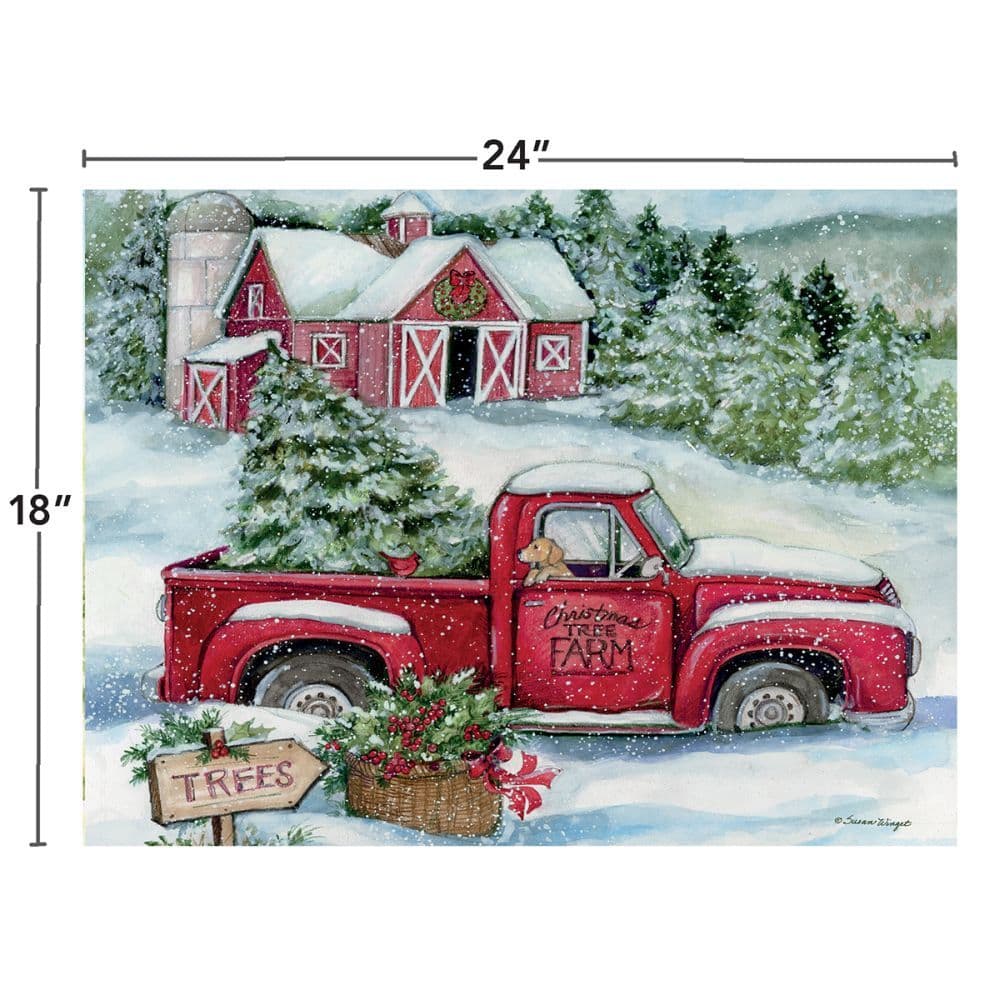 Santas Truck 500 Piece Puzzle by Susan Winget 5th Product Detail  Image width="1000" height="1000"