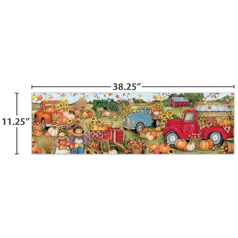 Harvest Truck 750 Piece Puzzle Panoramic by Susan Winget 5th Product Detail  Image width=&quot;1000&quot; height=&quot;1000&quot;