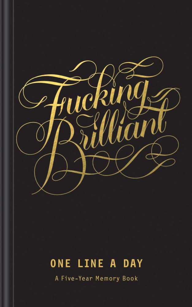 image Fucking Brilliant One Line A Day Journal Main Product  Image width=&quot;1000&quot; height=&quot;1000&quot;