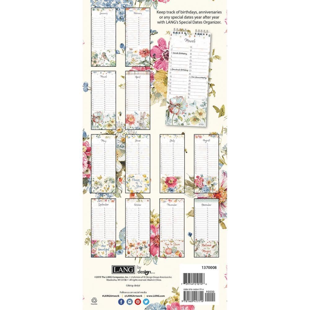 Watercolor Seasons Special Dates Organizer by Lisa Audit 3rd Product Detail  Image width="1000" height="1000"