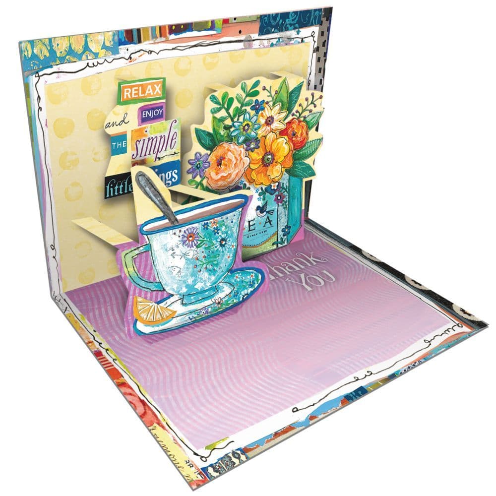 Happy Life 3D Pop Up Note Card 8 pack by Lori Siebert Main Product  Image width="1000" height="1000"