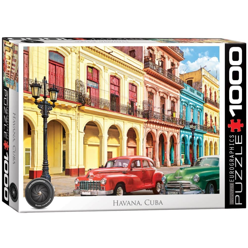 La Habana Cuba 1000pc Puzzle Main Product  Image width=&quot;1000&quot; height=&quot;1000&quot;