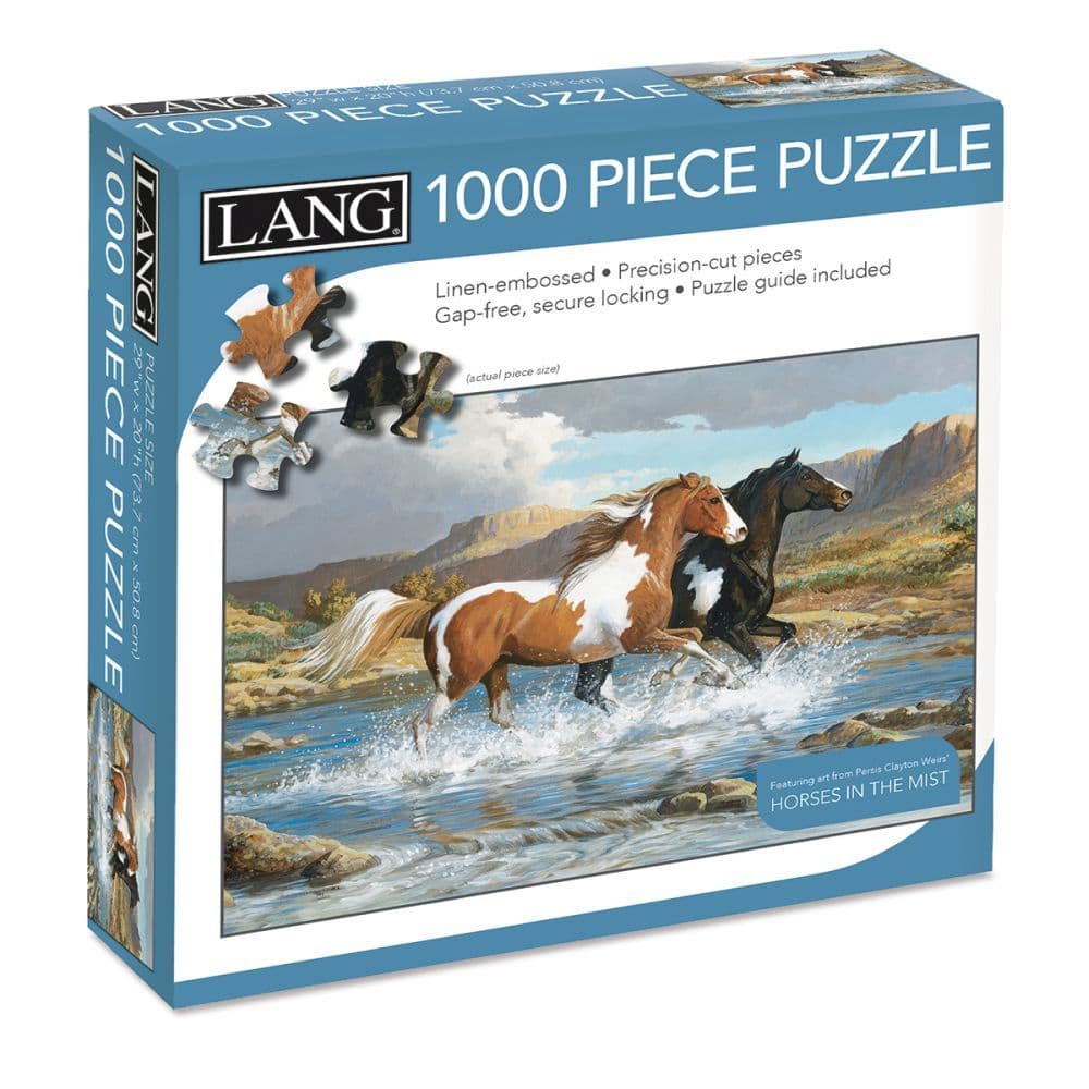 Stream Canter 1000 Piece Puzzle by Persis Clayton Weirs Main Product  Image width=&quot;1000&quot; height=&quot;1000&quot;
