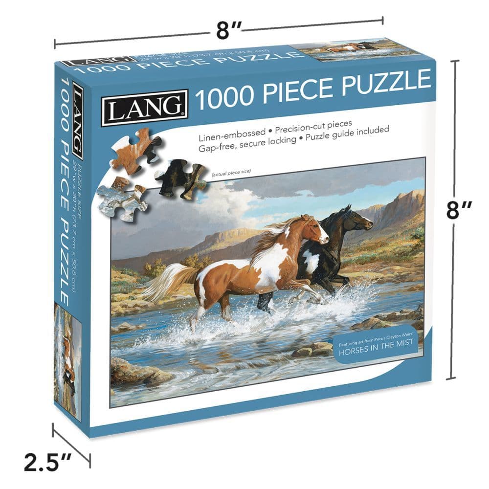 Stream Canter 1000 Piece Puzzle by Persis Clayton Weirs 4th Product Detail  Image width=&quot;1000&quot; height=&quot;1000&quot;