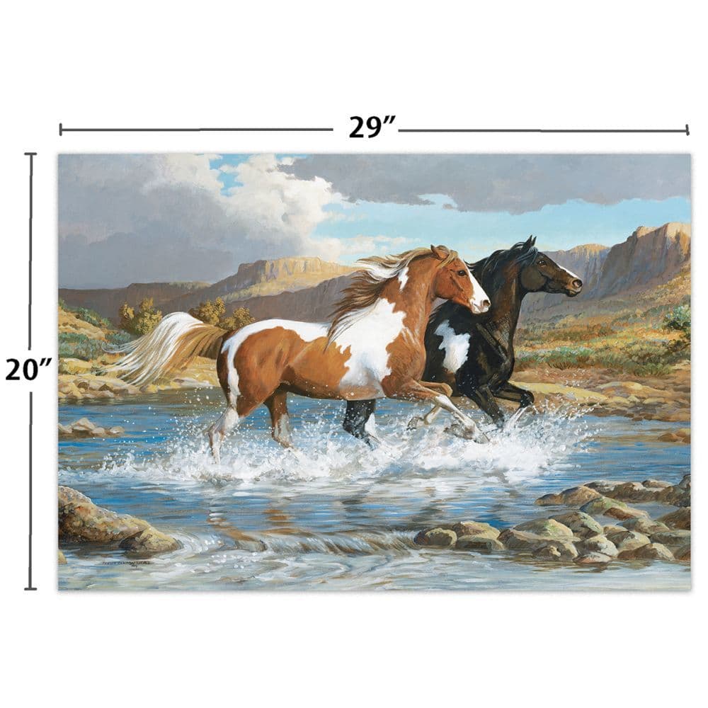 Stream Canter 1000 Piece Puzzle by Persis Clayton Weirs 5th Product Detail  Image width=&quot;1000&quot; height=&quot;1000&quot;