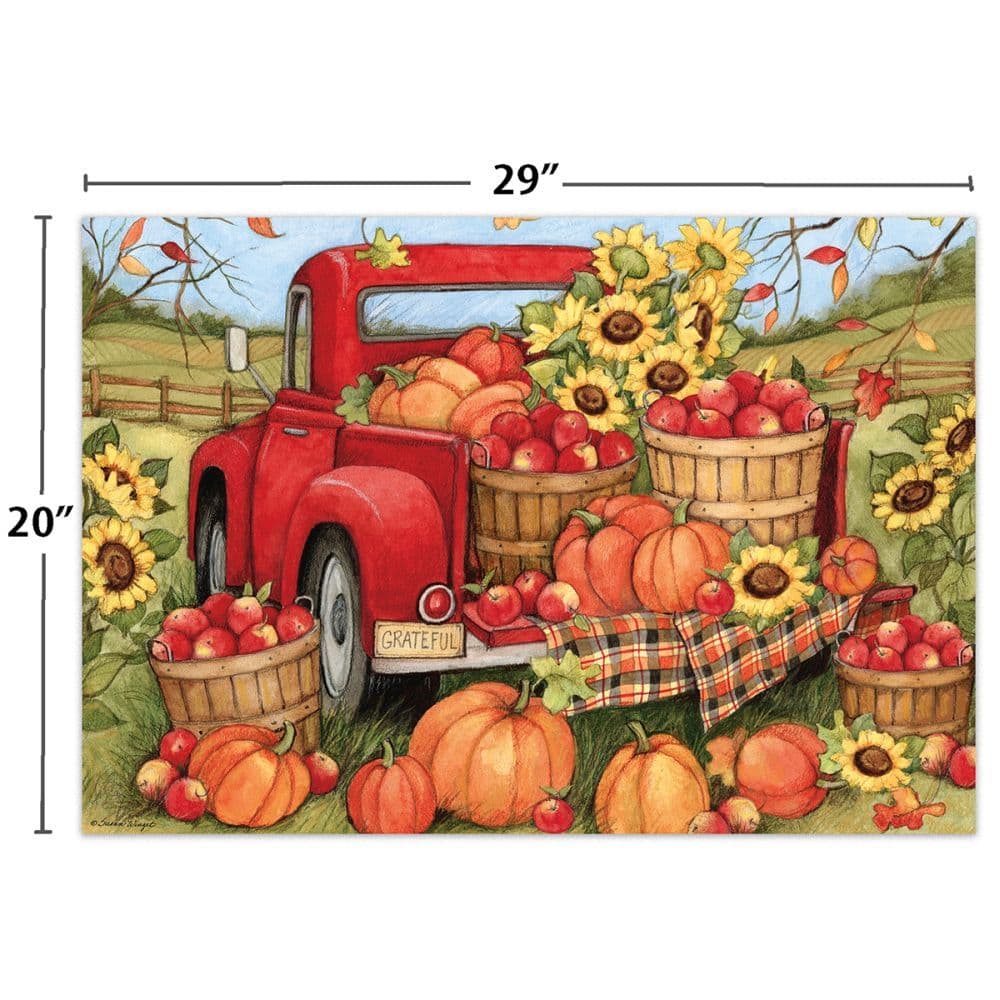 Harvest Truck 1000 Piece Puzzle by Susan Winget 5th Product Detail  Image width=&quot;1000&quot; height=&quot;1000&quot;