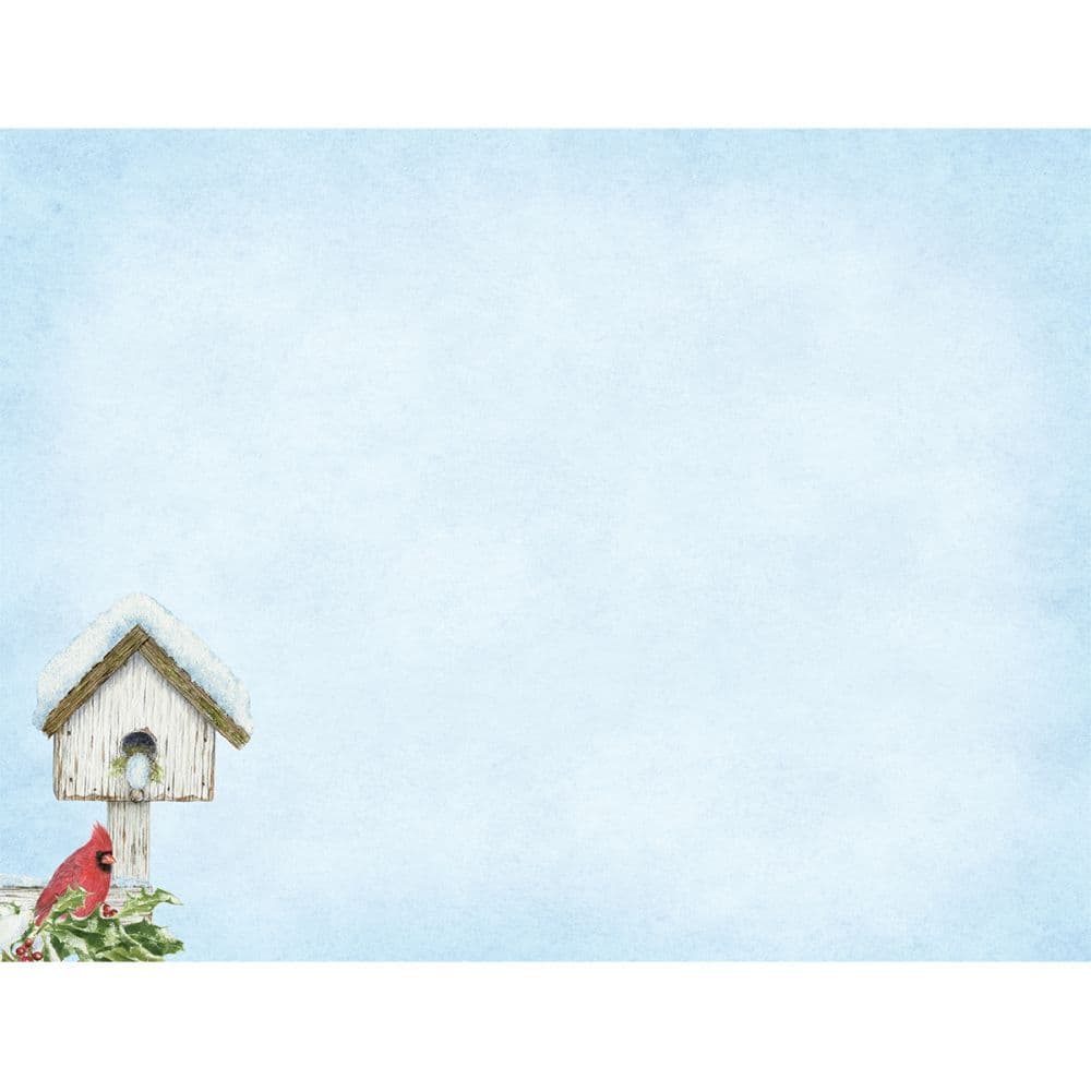 Cardinal Birdhouse Boxed Christmas Cards 3rd Product Detail  Image width="1000" height="1000"