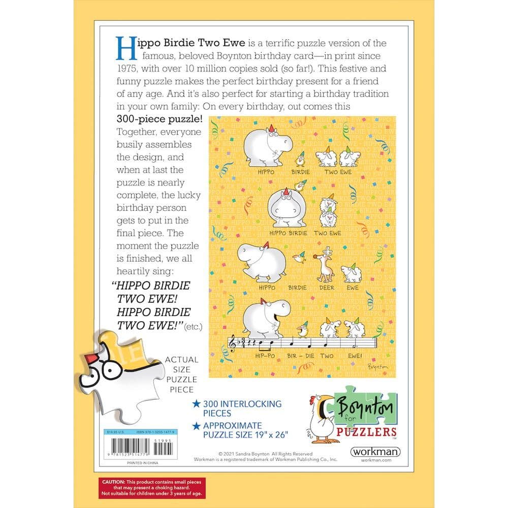 Hippo Birdie Two Ewe 300 Piece Puzzle 2nd Product Detail  Image width=&quot;1000&quot; height=&quot;1000&quot;
