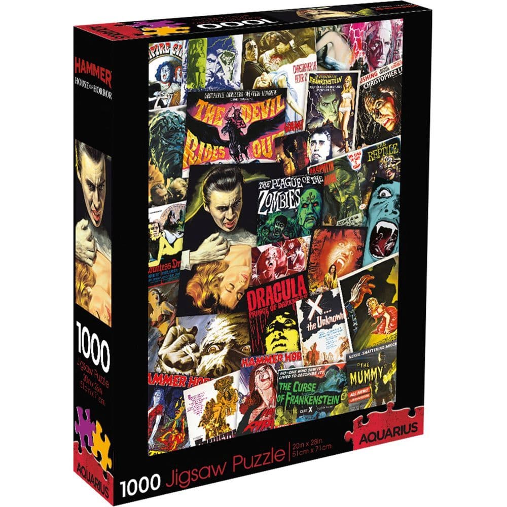 Hammer House of Horror 1000 Piece Puzzle Main Product  Image width=&quot;1000&quot; height=&quot;1000&quot;
