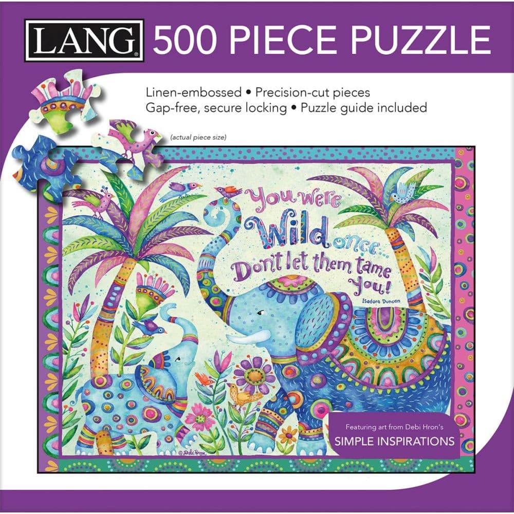 Electric Elephants 500 Piece Puzzle 2nd Product Detail  Image width="1000" height="1000"