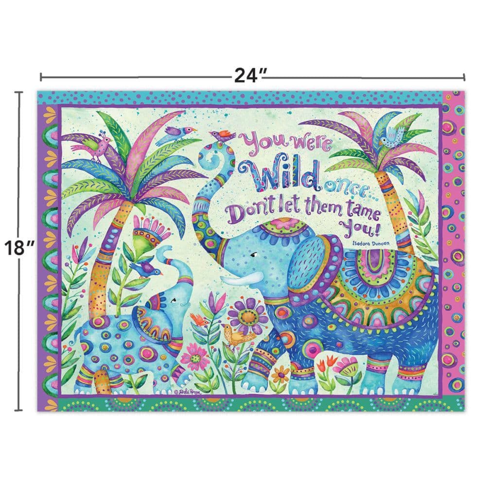 Electric Elephants 500 Piece Puzzle 5th Product Detail  Image width="1000" height="1000"
