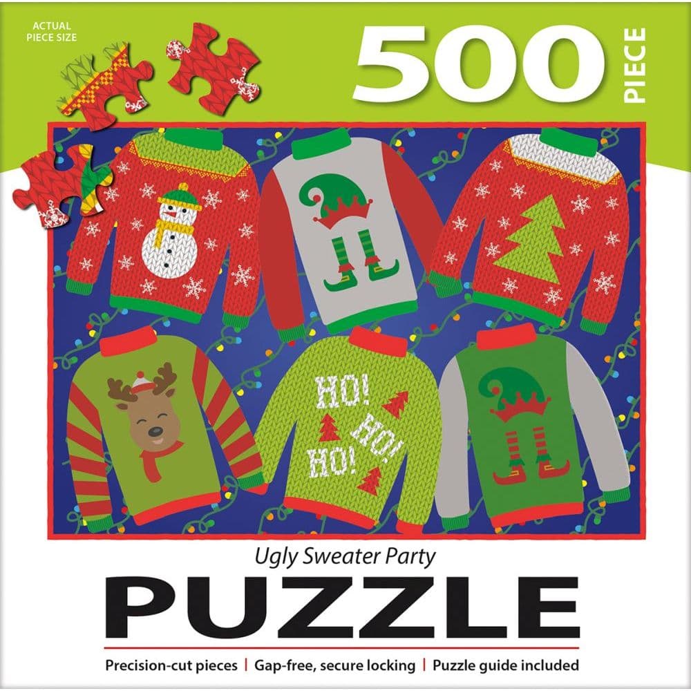 Ugly Sweater Party 500 Piece Puzzle 3rd Product Detail  Image width="1000" height="1000"