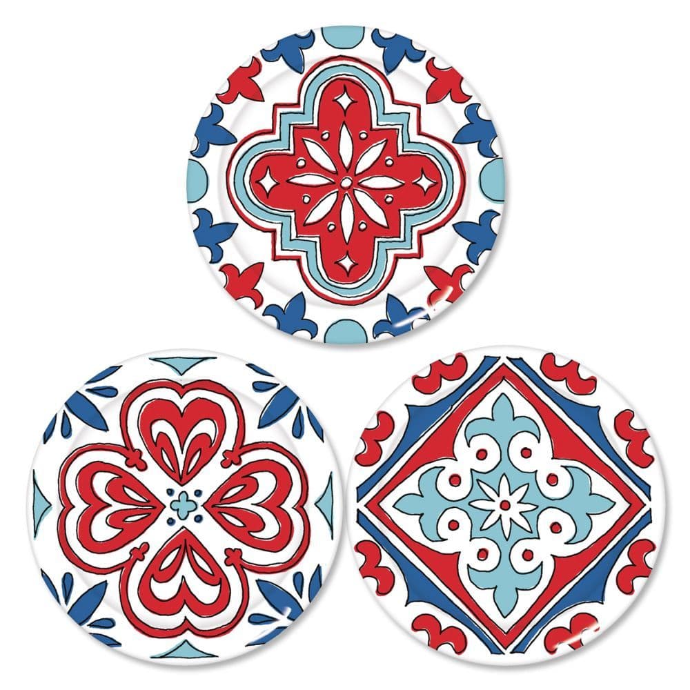 Americana Appetizer Plate Set of 3 Main Product  Image width=&quot;1000&quot; height=&quot;1000&quot;