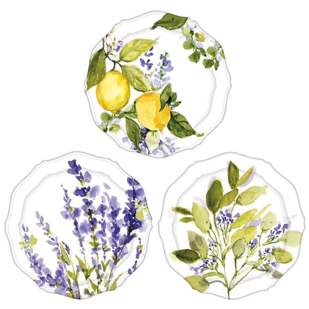 Lemon Grove Appetizer Plate Set of 3 Main Product  Image width=&quot;1000&quot; height=&quot;1000&quot;