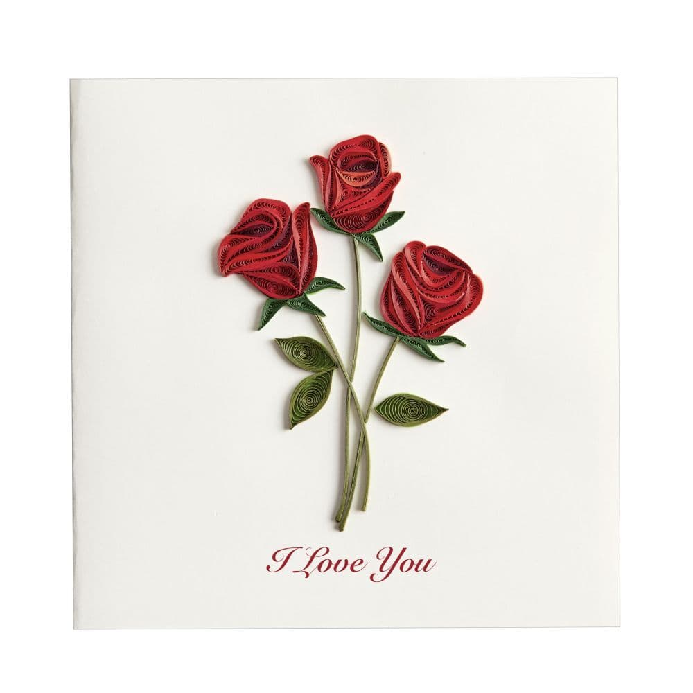 Three Roses Greeting Card First Alternate Image width="1000" height="1000"