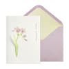 image Pink Flowers with Leaves Birthday Card Main Product Image width="1000" height="1000"