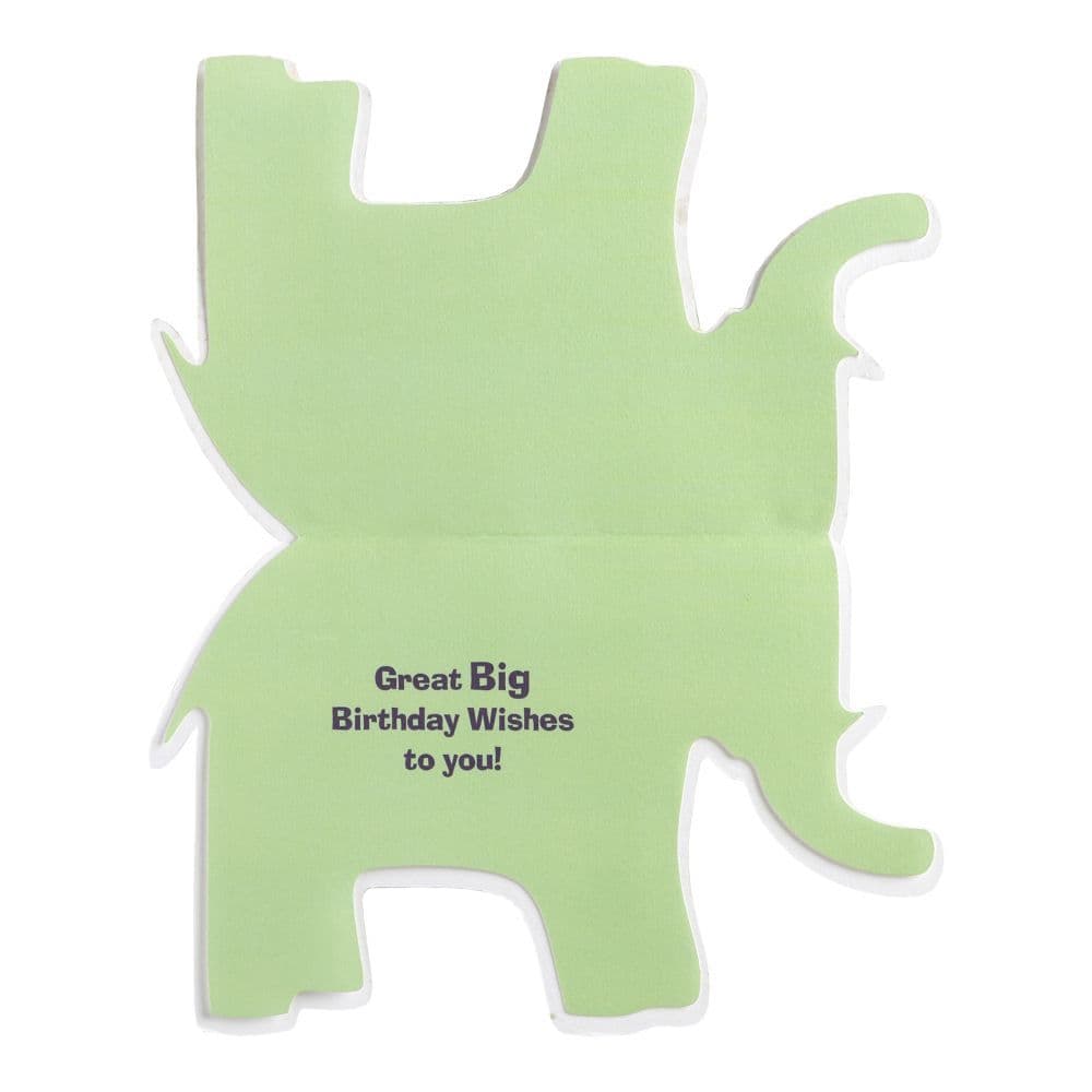 Embroidered Elephant Birthday Card Second Alternate Image width="1000" height="1000"