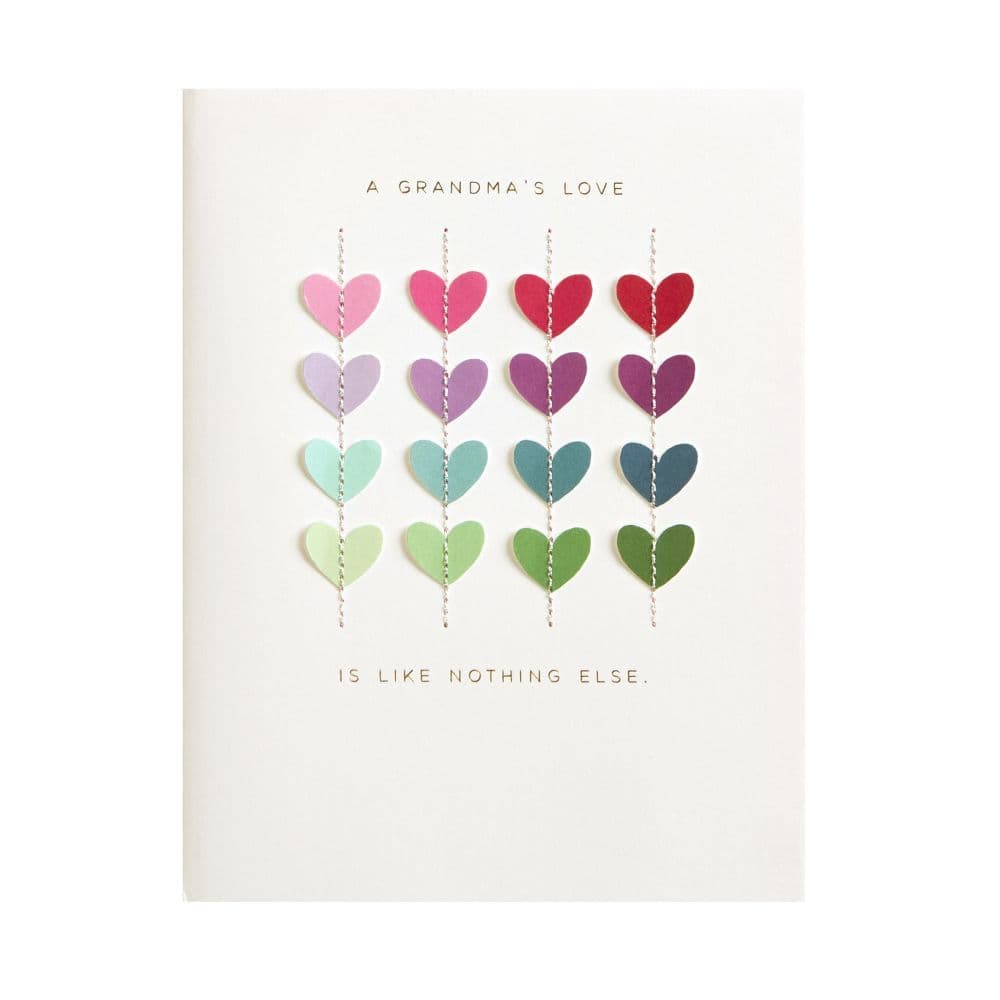 Grandma Hearts Greeting Card 2nd Product Detail  Image width="1000" height="1000"