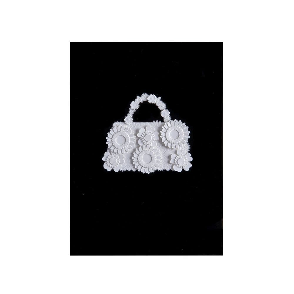 White Flower Handbag Birthday Card First Alternate Image width="1000" height="1000"