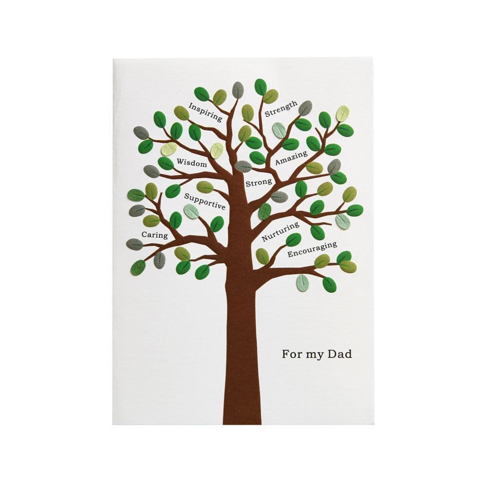 Dad Tree Birthday Card First Alternate Image width="1000" height="1000"