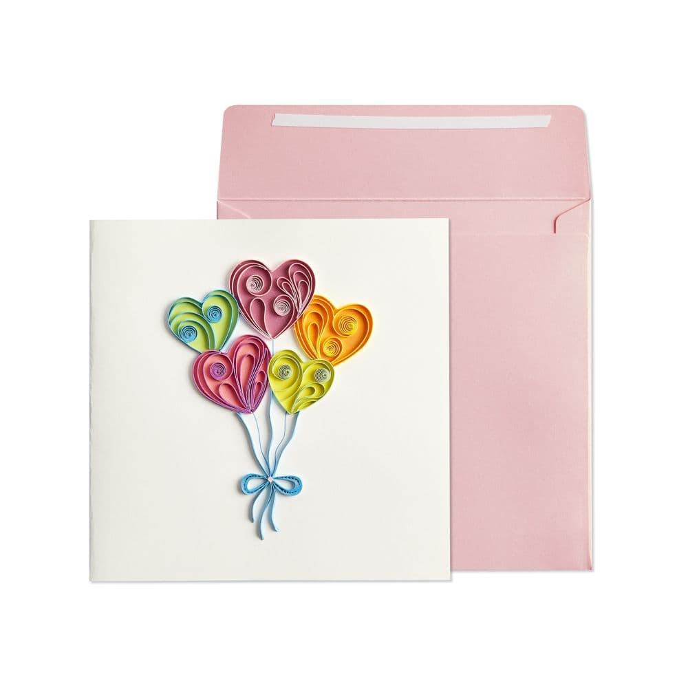 Heart Balloons Greeting Card Main Product  Image width="1000" height="1000"