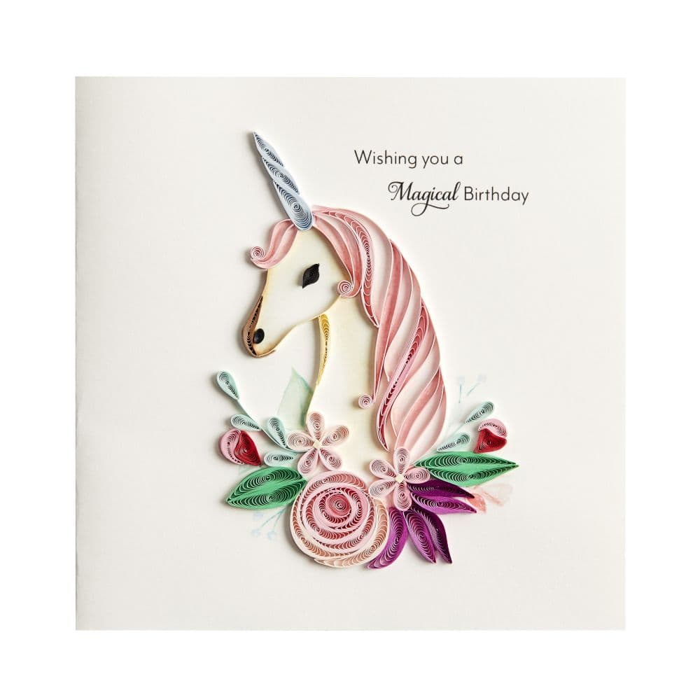 Unicorn Quilling Birthday Card 2nd Product Detail  Image width=&quot;1000&quot; height=&quot;1000&quot;