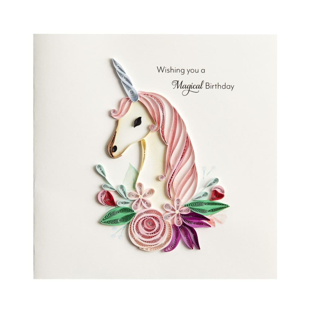 Unicorn Quilling Birthday Card 2nd Product Detail  Image width="1000" height="1000"