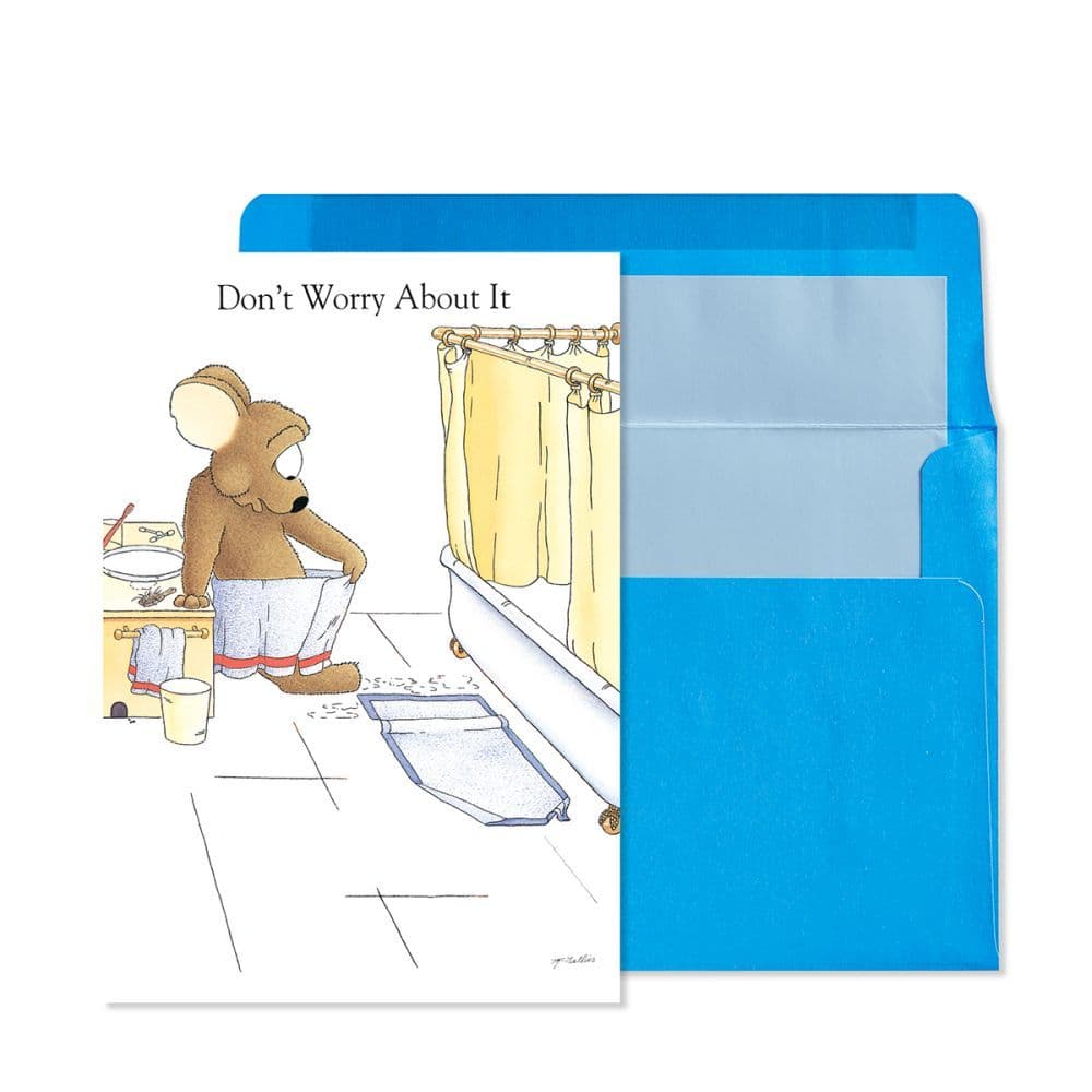 Grey Hair Mouse Greeting Card Main Product  Image width="1000" height="1000"