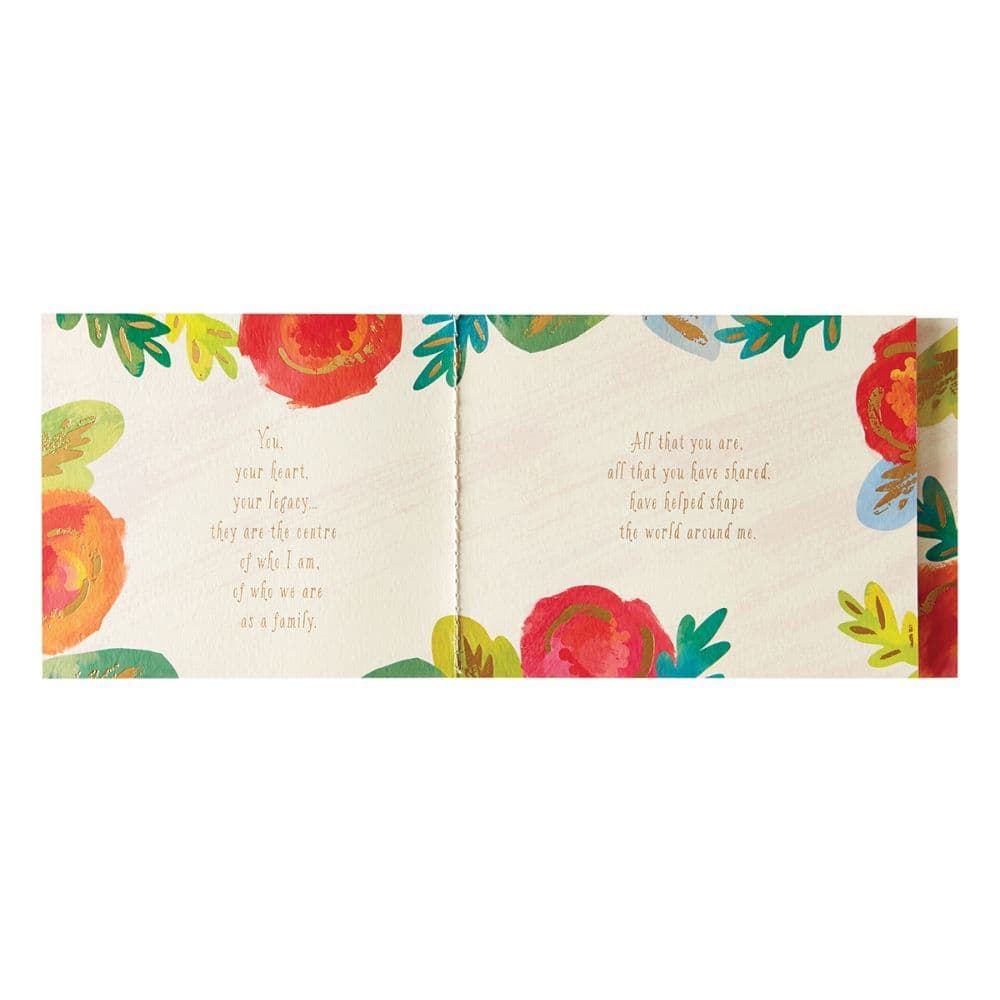 Flowers with Gold Highlights Grandma Birthday Card 3rd Product Detail  Image width="1000" height="1000"