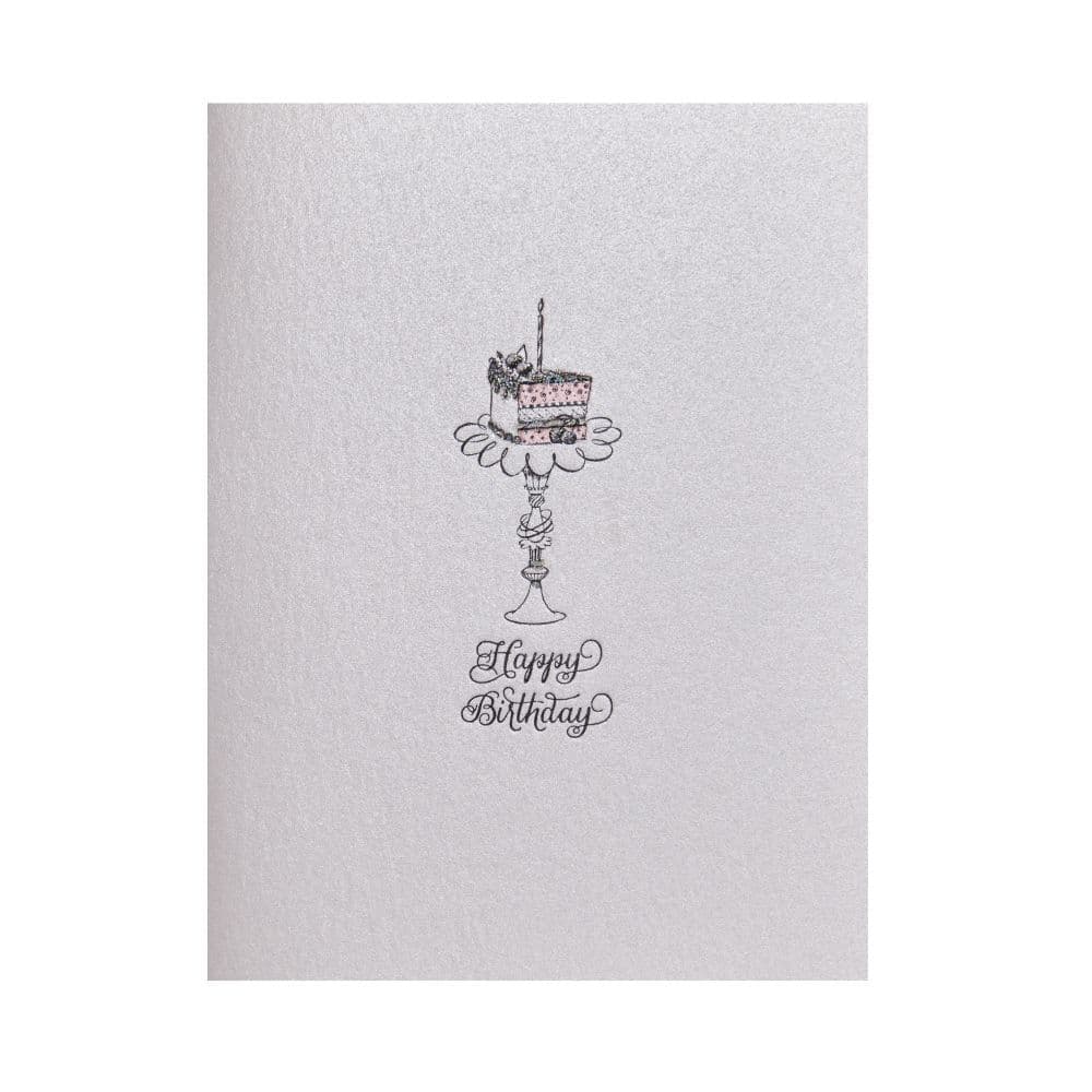 Etched Cake On Pedestal Birthday Card 2nd Product Detail  Image width=&quot;1000&quot; height=&quot;1000&quot;