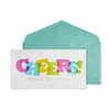 image Cheers Layered Letters Greeting Card Main Product  Image width="1000" height="1000"