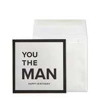 image You The Man  Greeting Card Main Product  Image width="1000" height="1000"