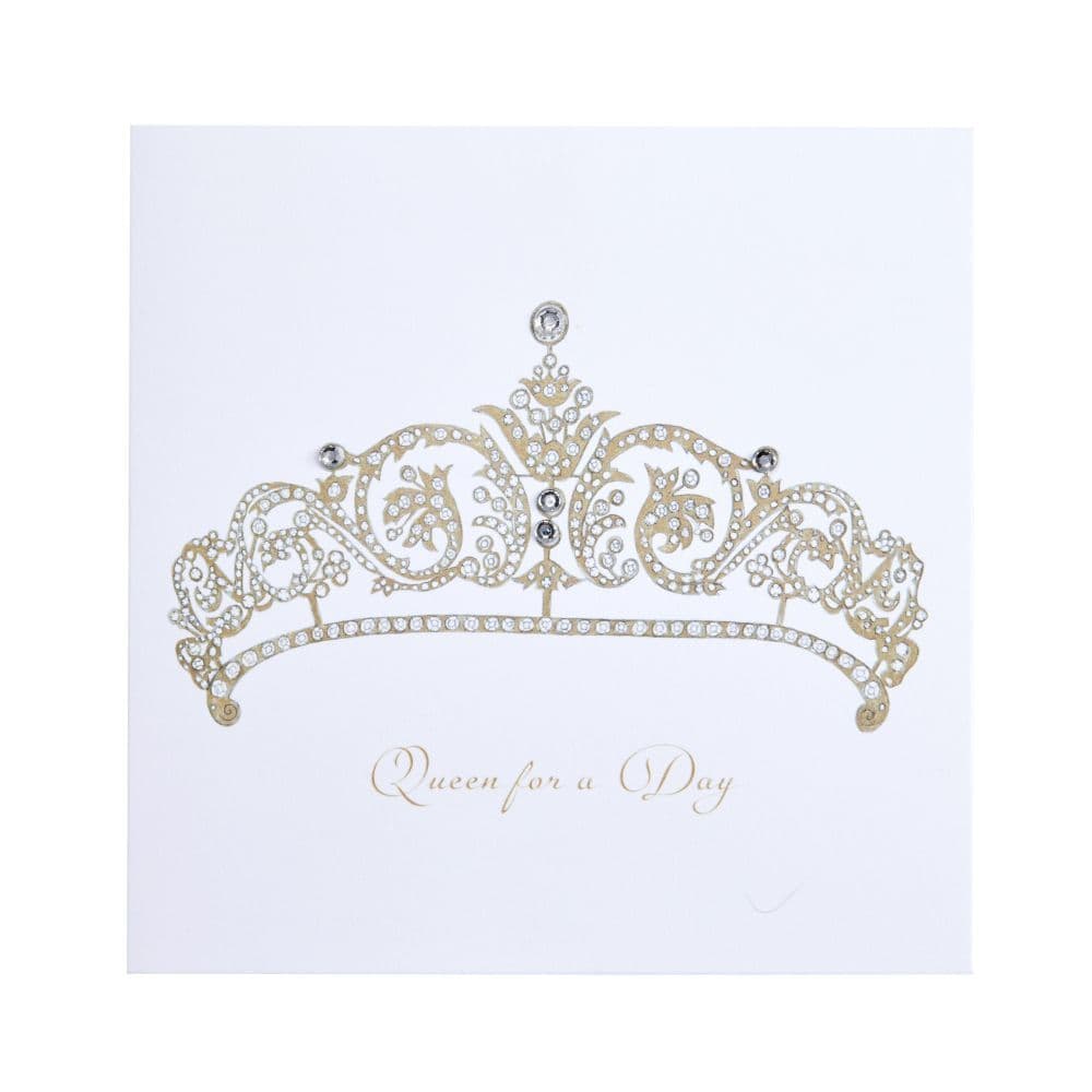 Rose Gold Tiara Greeting Card 2nd Product Detail  Image width="1000" height="1000"