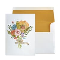 image Tattoo Wild Flower Bouquet Greeting Card Main Product  Image width="1000" height="1000"