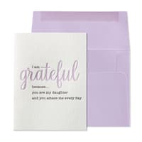 image Grateful Daughter Greeting Card Main Product  Image width="1000" height="1000"