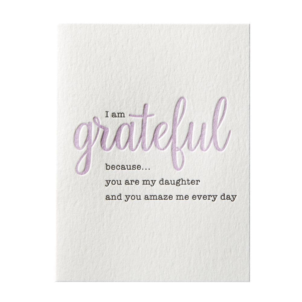 Grateful Daughter Greeting Card 2nd Product Detail  Image width="1000" height="1000"