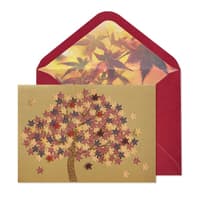 image Vellum Japanese Maple Tree Blank Card Main Product  Image width="1000" height="1000"