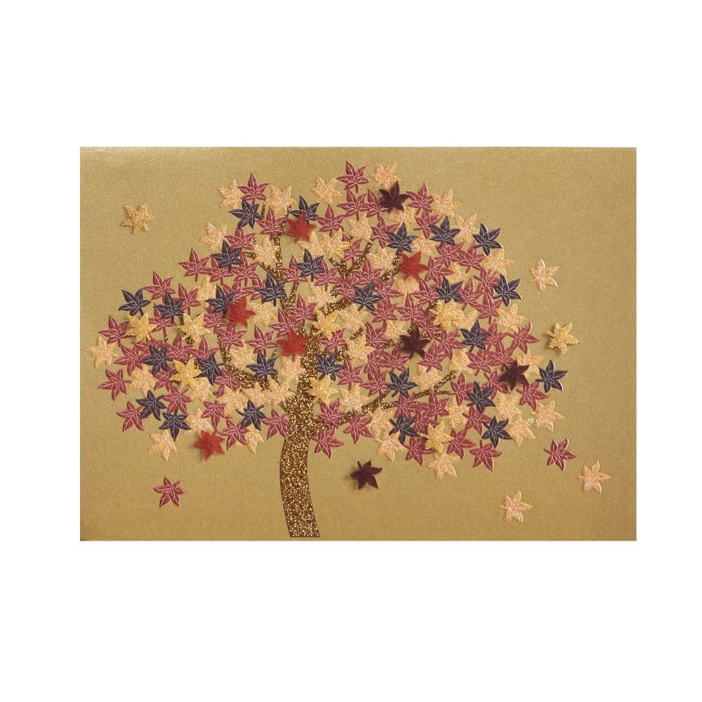 Vellum Japanese Maple Tree Blank Card 2nd Product Detail  Image width="1000" height="1000"
