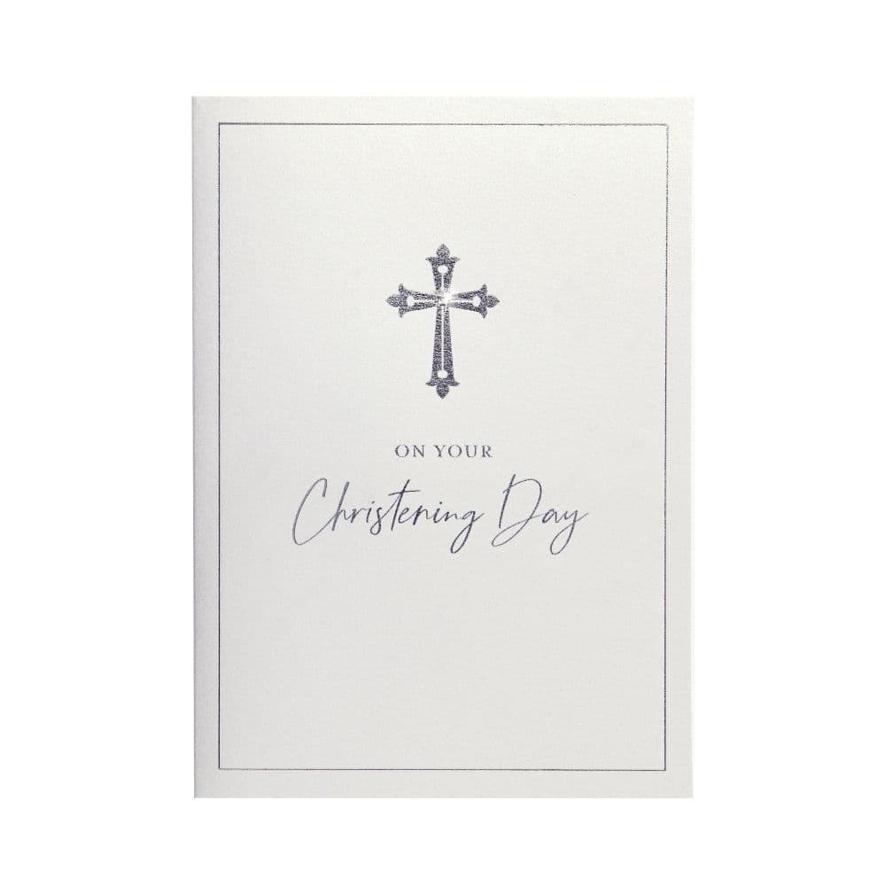 Cross Christening Greeting Card 2nd Product Detail  Image width="1000" height="1000"