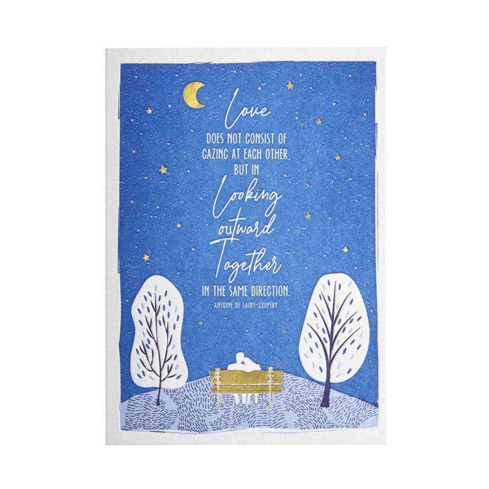 Love Quote Looking Outward Together Friendship Card 2nd Product Detail  Image width="1000" height="1000"