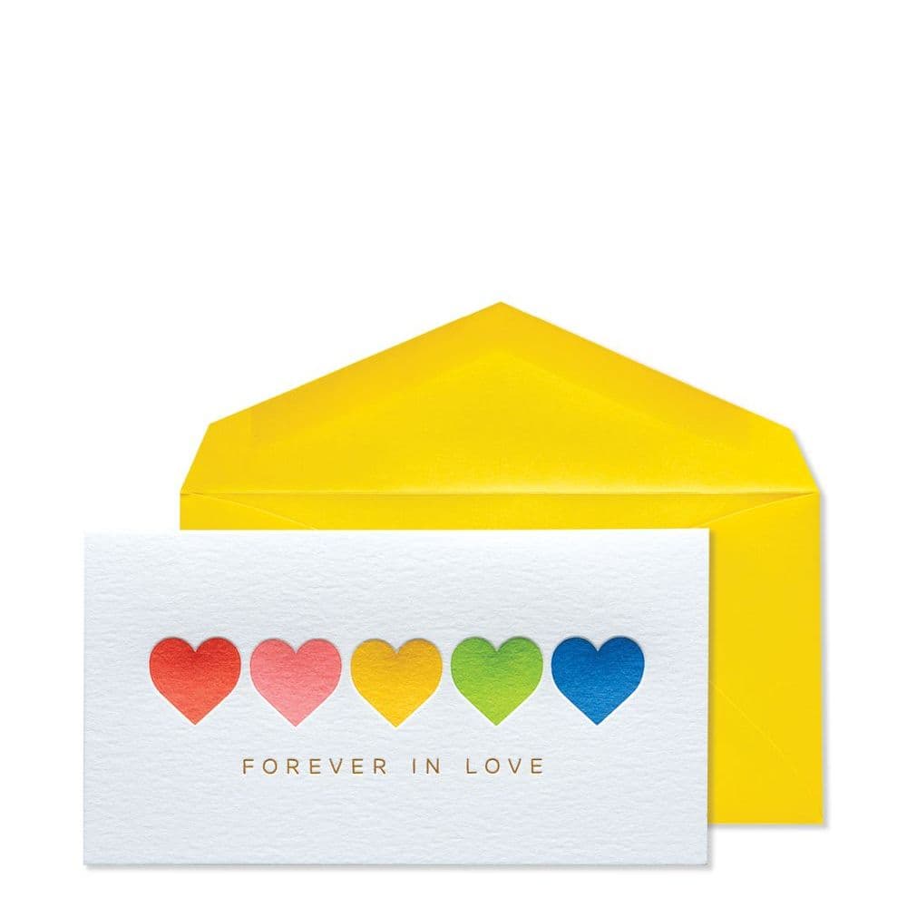 Row Of Hearts Greeting Card Main Product  Image width="1000" height="1000"