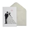 image Bride And Groom With Flowers Greeting Card Main Product  Image width=&quot;1000&quot; height=&quot;1000&quot;