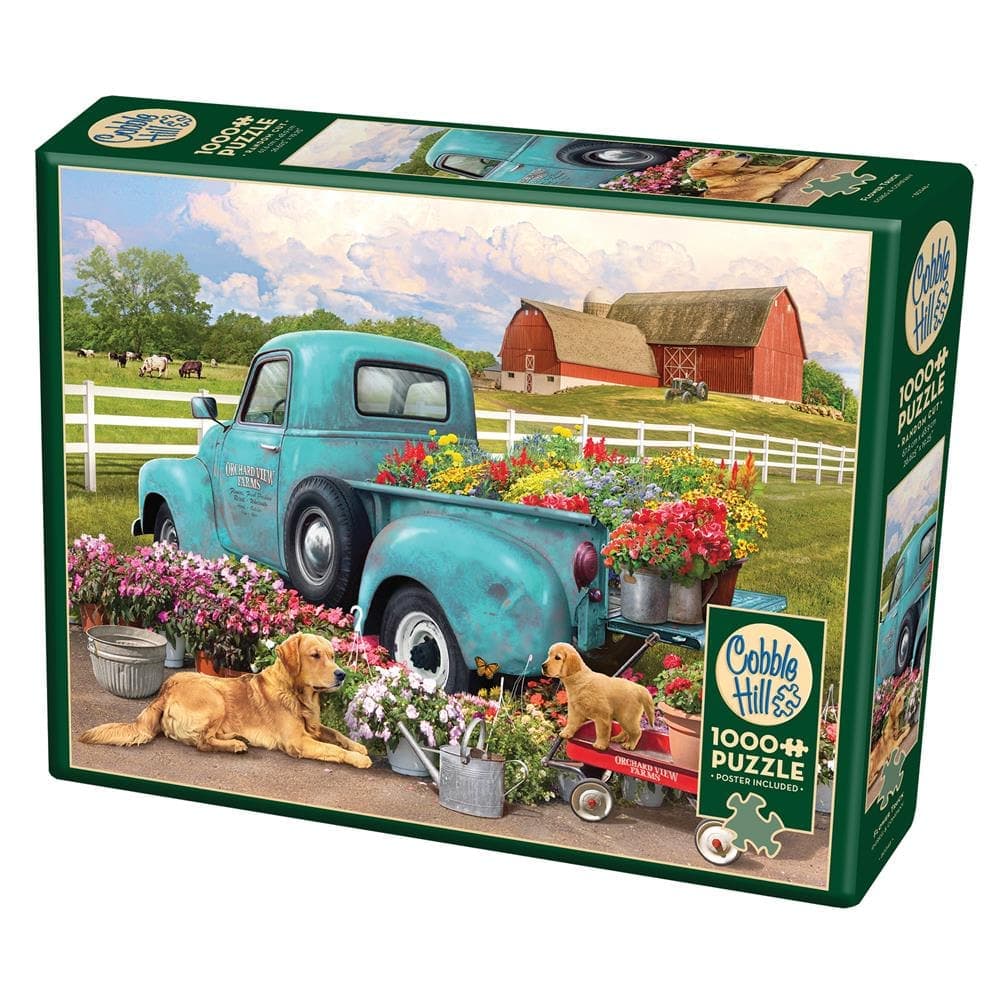 Flower Truck 1000 Piece Puzzle Main Product  Image width=&quot;1000&quot; height=&quot;1000&quot;