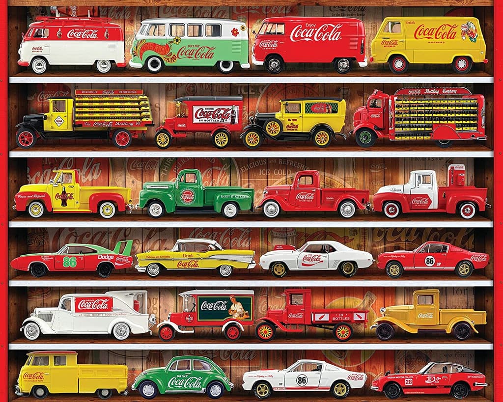 Coca Cola Cars 1000 Piece Puzzle Main Product  Image width=&quot;1000&quot; height=&quot;1000&quot;