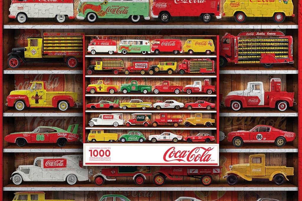 Coca Cola Cars 1000 Piece Puzzle 7th Product Detail  Image width=&quot;1000&quot; height=&quot;1000&quot;