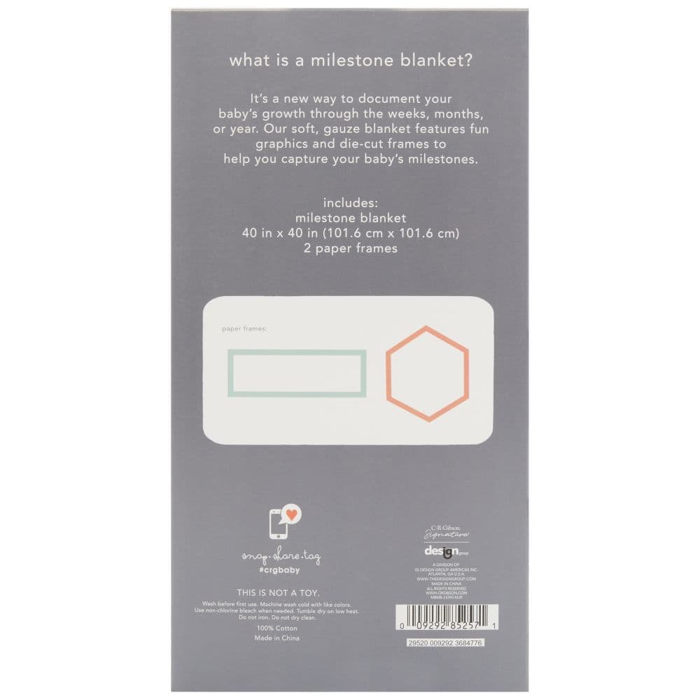 Hello Baby Milestone Blanket 2nd Product Detail  Image width="1000" height="1000"