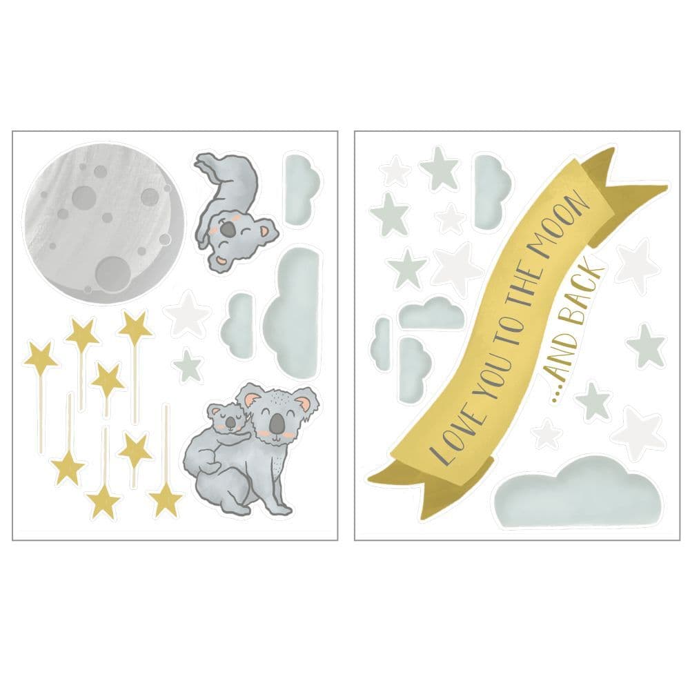 Love You To The Moon Wall Decals Main Product  Image width="1000" height="1000"