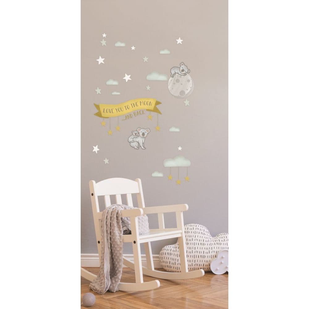 Love You To The Moon Wall Decals 3rd Product Detail  Image width="1000" height="1000"