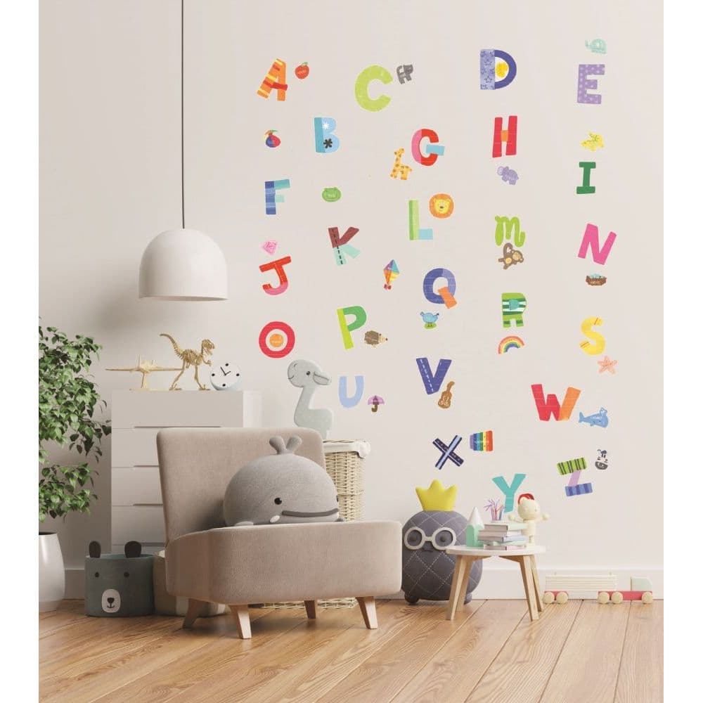Alphabet Fun Learning Decal Set 2nd Product Detail  Image width="1000" height="1000"