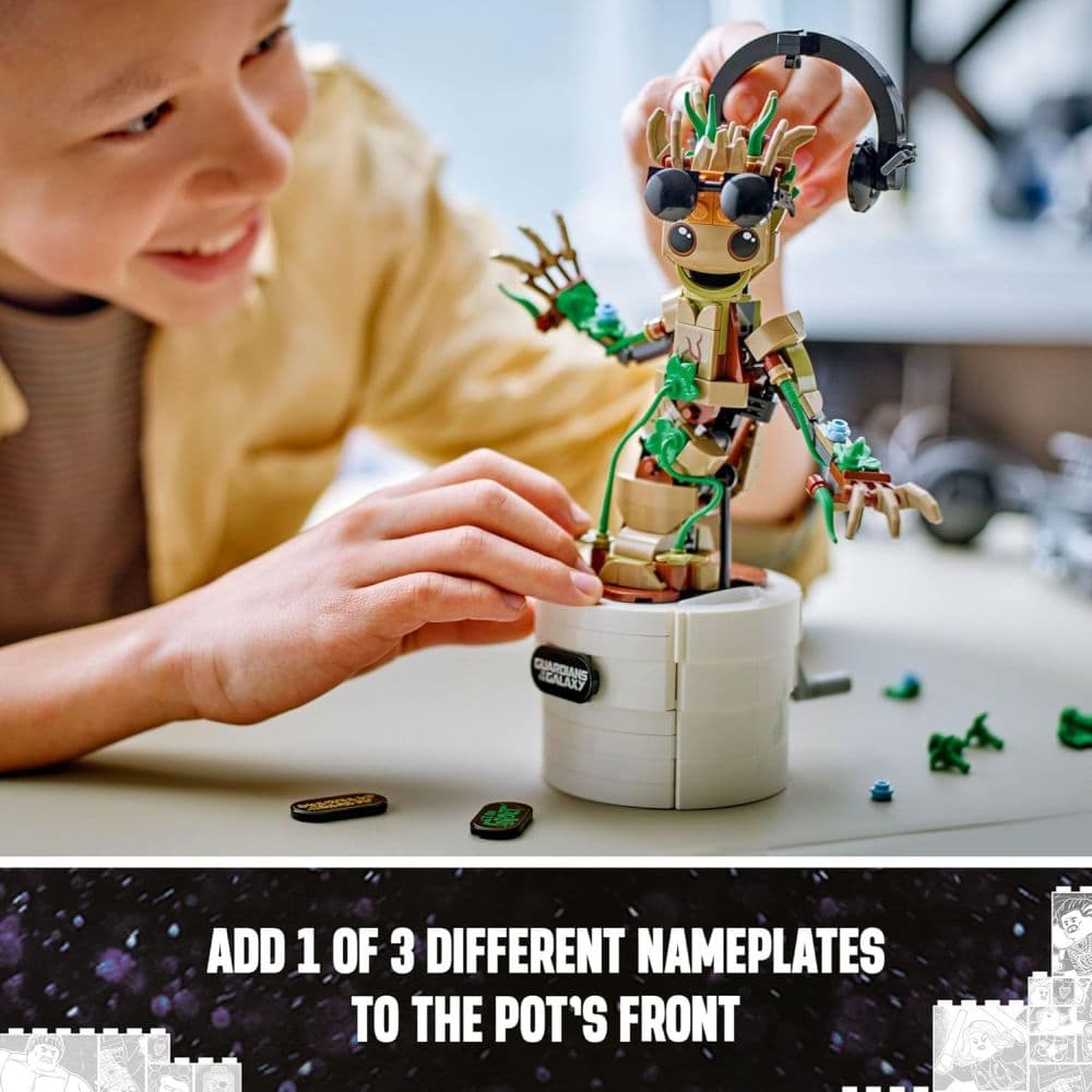 LEGO Marvel Dancing Groot Building Set Fifth Alternate Image